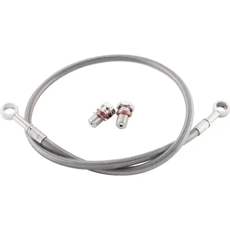 Braided steel FK003D739-1 brake line with banjo fittings for Honda bikes