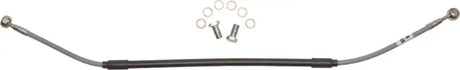 FK003D742R Steel Brake Line Rear Ktm, high-quality stainless steel construction, durable banjo fittings, ideal for RV, automotive, powersports, and off-road applications. Complete installation kit included, Powersports, AVADA - Best Sellers