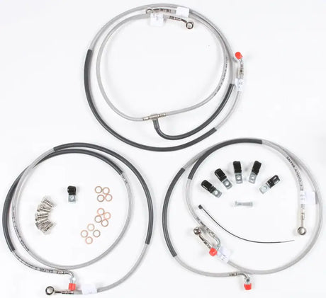 FK003D811-6 brake line kit for motorcycle front and rear brake line upgrade