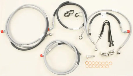 Motorcycle brake line kit FK003D813-5 for improved stopping power