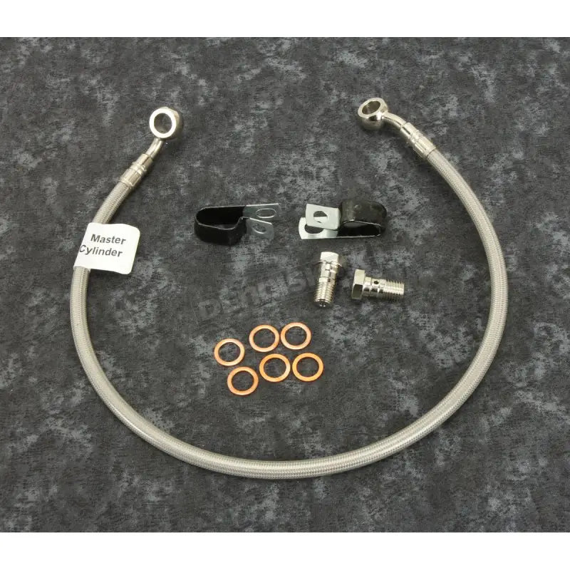 Motorcycle braided stainless steel brake line kit FK003D814R Galfer for rear cable