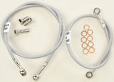 Stainless steel braided brake line kit FK003D873-6 Galfer for motorcycles