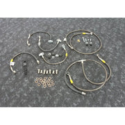 Motorcycle brake line kit with stainless steel hoses and fittings for fk003d874-8 galfer FK003D874-8