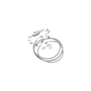 FK003D892-4 Galfer motorcycle brake line kit with stainless steel braided lines and hardware