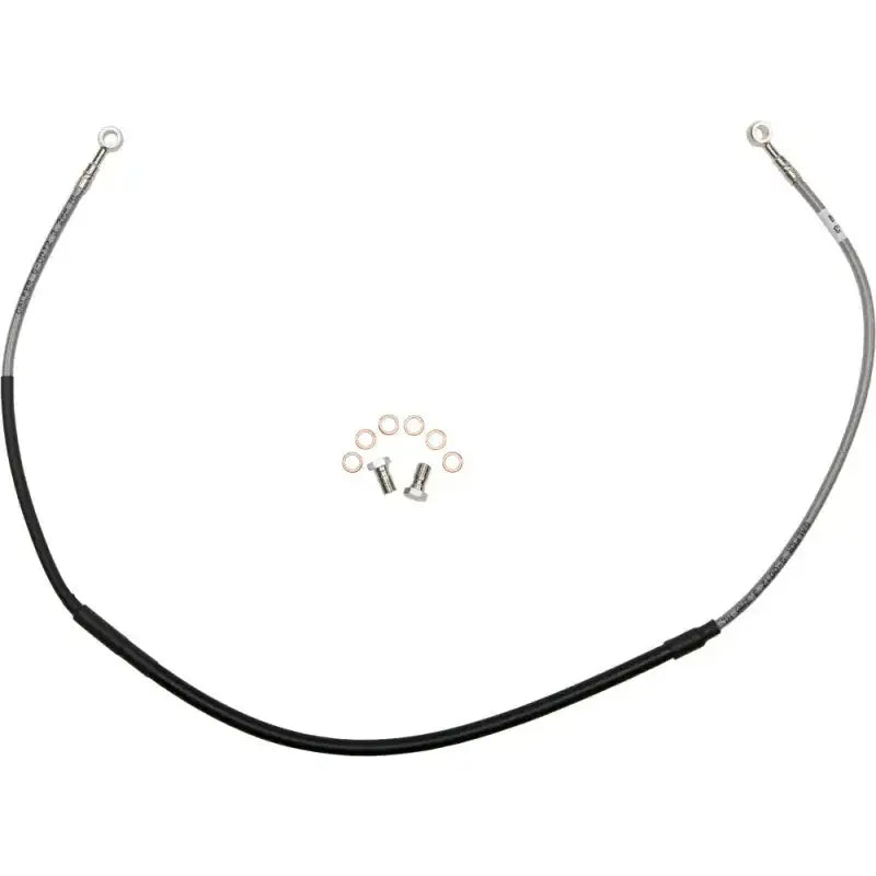 FK003D974R stainless steel brake line with banjo fittings and crush washers for Hus rear