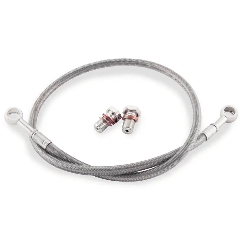 Braided stainless steel brake line with fittings for FK003D984-R Galfer Husq rear upgrade