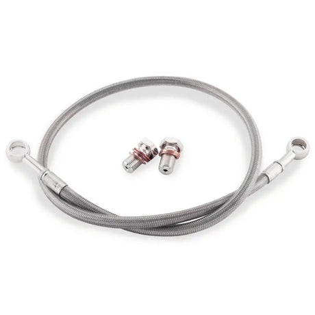 Braided stainless steel brake line with fittings for FK003D984-R Galfer Husq rear upgrade