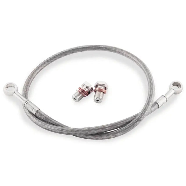 Braided stainless steel brake line with fittings for FK003D984-R Galfer Husq rear upgrade