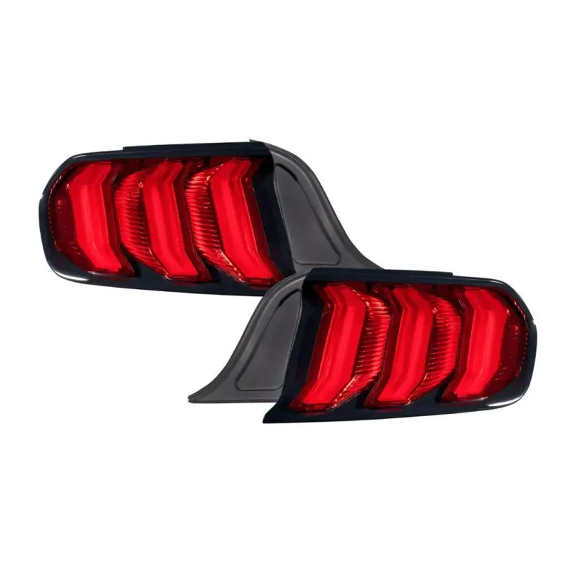Black and red LED tail lights for Ford Mustang FL0008 Diode Dynamic 2015-2022