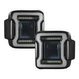 FL0014 Diode Dynamics 2018-2022 Jeep Wrangler LED Tail Lights in black with bright LED design and durable construction