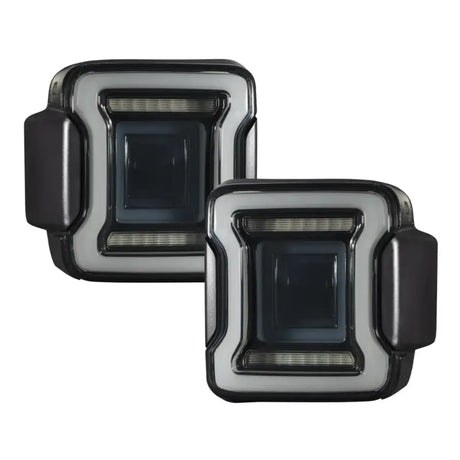 FL0014 Diode Dynamics 2018-2022 Jeep Wrangler LED Tail Lights in black with bright LED design and durable construction
