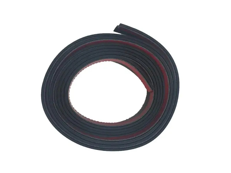 Coiled black rubber weather stripping with red adhesive for FL2330TS Trailfx bulkhead flap seal