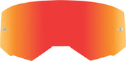 FLY RACING Single Lens W/Post Adult Red Mirror/Smoke for Powersports
