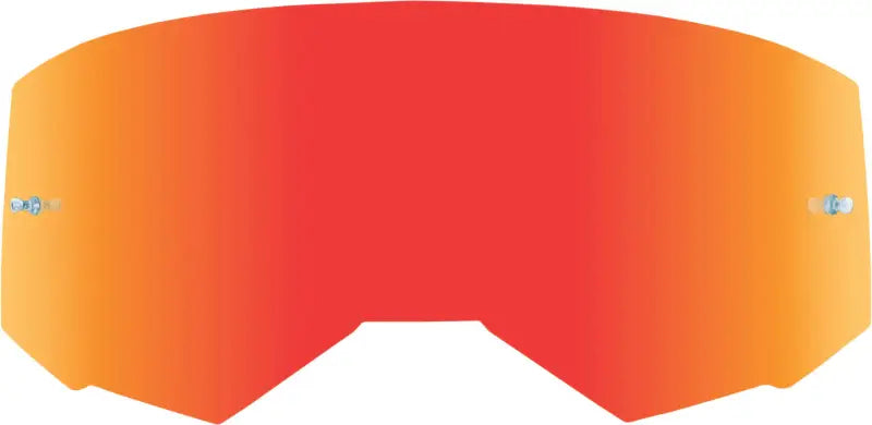 FLY RACING Single Lens W/Post Adult Red Mirror/Smoke for Powersports