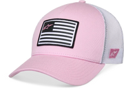 Flag Snapback Hat Pink/White - ALPINESTARS