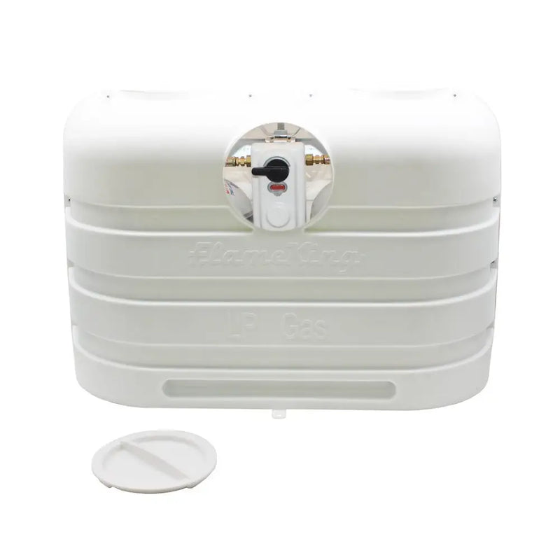 Flame King YSN-PCC-RV20-White Propane Tank Cover YSN-PCC-RV20-WHT