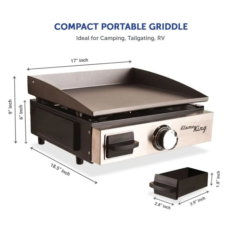 Flame King YSNFM-HT-100NB Griddle
