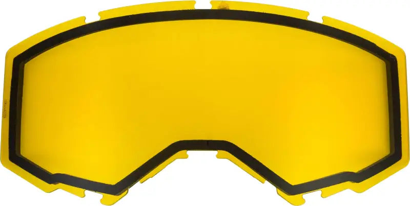 FLY RACING FLB-012 Dual Lens W/O Vents Adult Yellow