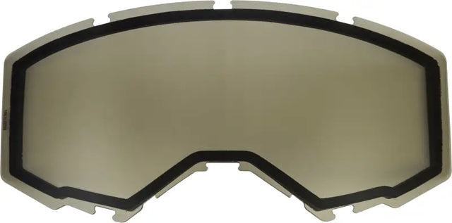 FLY RACING FLB-013 Dual Lens W/O Vents Adult Smoke