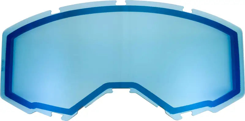 FLY RACING FLB-016 Dual Lens W/O Vents Adult Sky Blue Mirror/Blue
