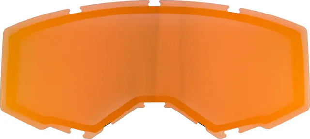 FLY RACING FLB-019 Dual Lens W/O Vents Adult Polarized Orange Mirror/Smoke