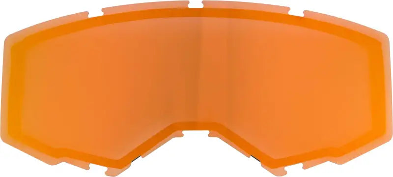 FLY RACING FLB-019 Dual Lens W/O Vents Adult Polarized Orange Mirror/Smoke