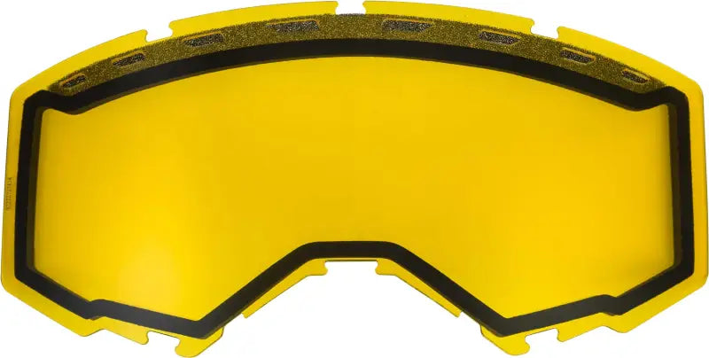 FLY RACING FLB-020 Dual Lens With Vents Adult Yellow