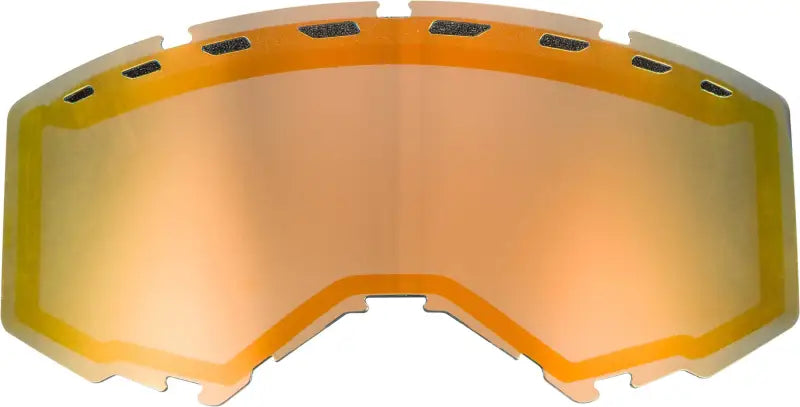 FLY RACING FLB-023 Dual Lens With Vents Adult Orange Mirror/Smoke