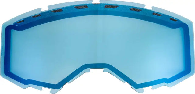 FLY RACING FLB-024 Dual Lens With Vents Adult Sky Blue Mirror/Blue Lens