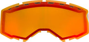 FLY RACING FLB-032 Dual Lens With Vents Adult Red Mirror/Persimmon