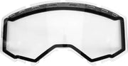 FLY RACING FLB-035 Dual Lens With Vents Adult Clear
