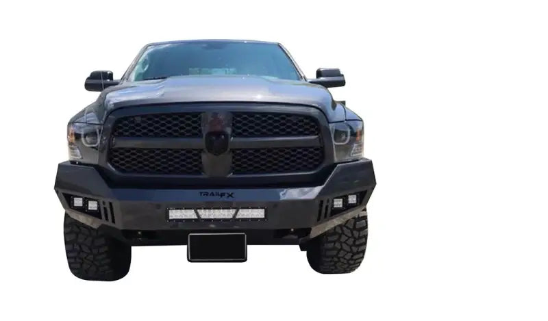 Front view of a Dodge Ram 1500 with FLDB006TI Trailfx Fldb tonneau cover, Truck & Automotive, Bumpers, Grilles & Guards, AVADA - Best Sellers