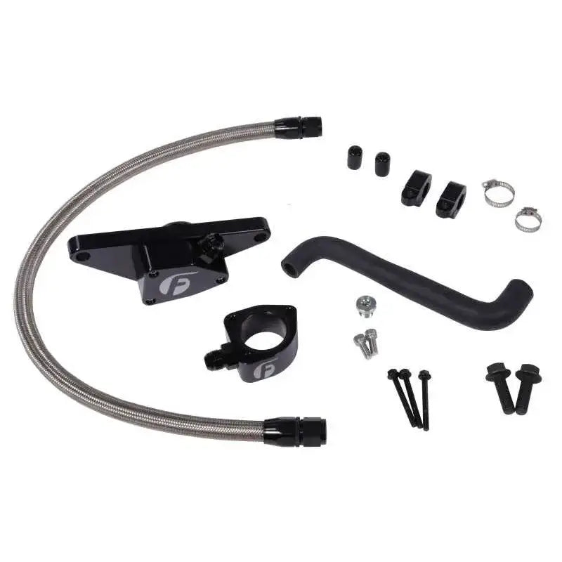 Fleece Performance Fleece Performance 06-07 Auto Trans Cummins Coolant Bypass Kit w/ Stainless Steel Braided Line