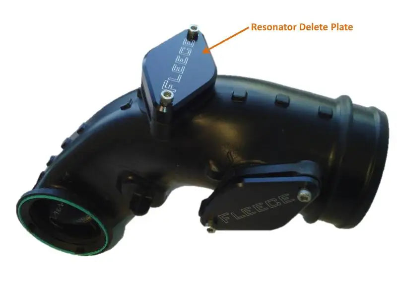 Fleece Performance 11-16 6.6L GM Duramax Resonator Delete Plate - Truck & Automotive