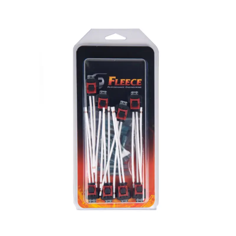 Fleece Performance 17-22 GM 2500/3500 Duramax Replacement Fuel Injector Connector w/Pigtail (8 Pack) - Truck &