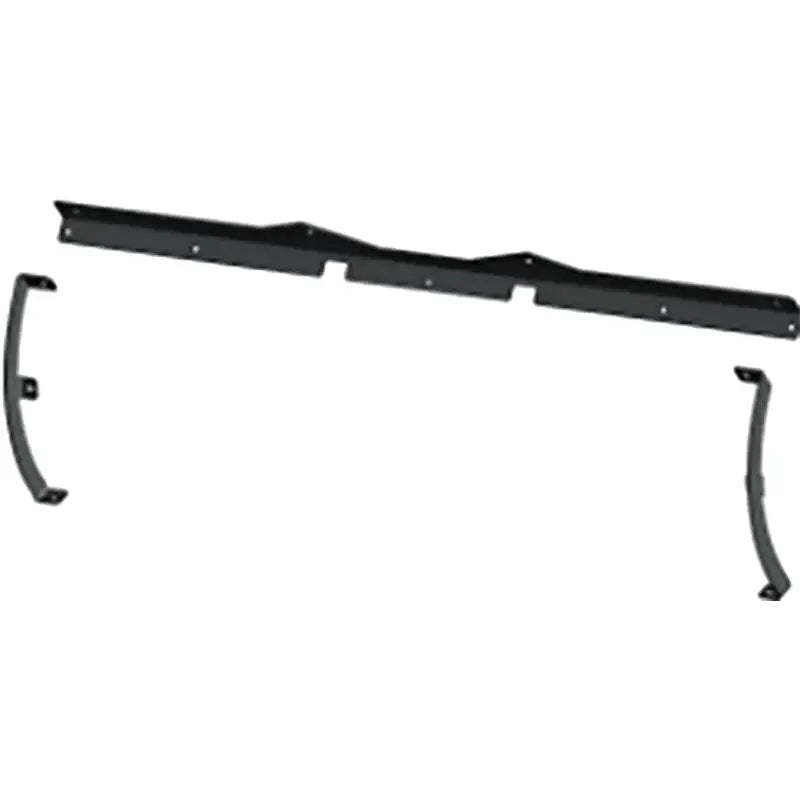 Black metal frame components in Flex Blade Stiffener Kit for added blade support