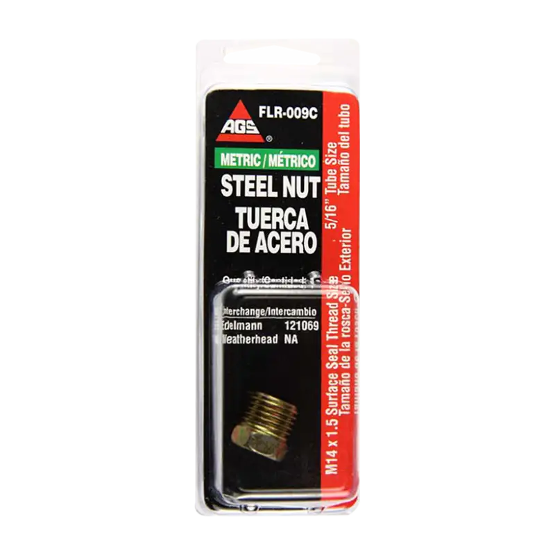 Floor-009C AGS Steel Tube Nut 5/16 (M14 - End Fitting
