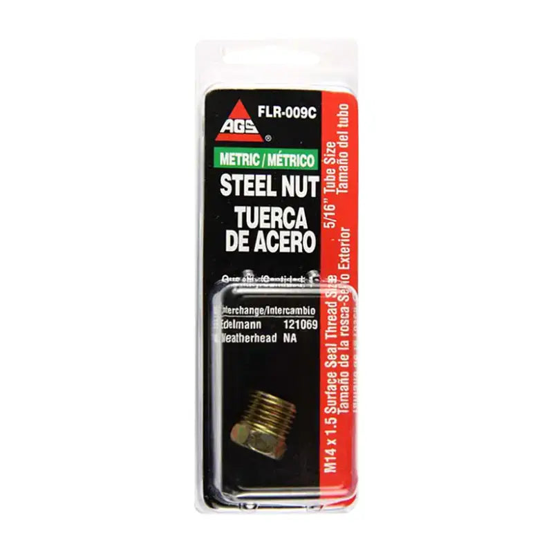 Floor-009C AGS Steel Tube Nut 5/16 (M14 - End Fitting