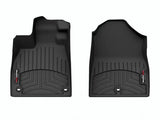 Floor Liner Molded Fit; With Channels And Reservoir To Direct Hold Fluids Applied WeatherTech Logo; Black;
