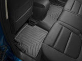 Floor Liner Molded Fit; With Channels And Reservoir To Direct Hold Fluids Applied WeatherTech Logo; Black;