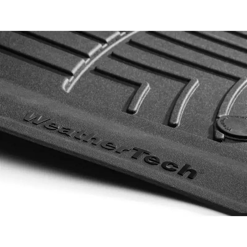 Floor Liner Molded Fit; With Channels And Reservoir To Direct Hold Fluids Applied WeatherTech Logo; Black;