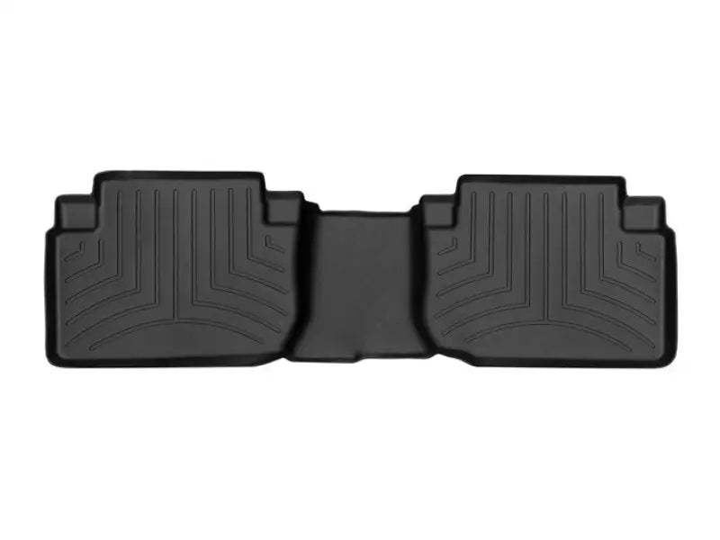 Floor Liner Molded Fit; With Channels And Reservoir To Direct Hold Fluids Applied WeatherTech Logo; Black;