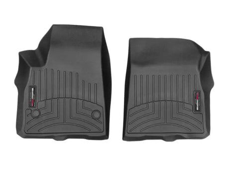Floor Liner Molded Fit; With Channels And Reservoir To Direct Hold Fluids Applied WeatherTech Logo; Black;