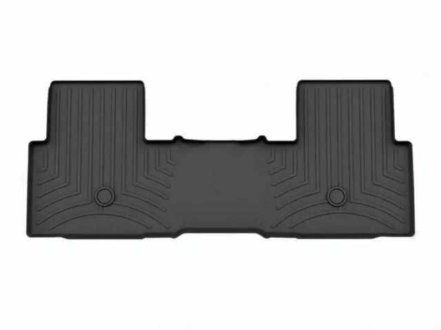 Floor Liner Molded Fit; With Channels And Reservoir To Direct Hold Fluids Applied WeatherTech Logo; Black;