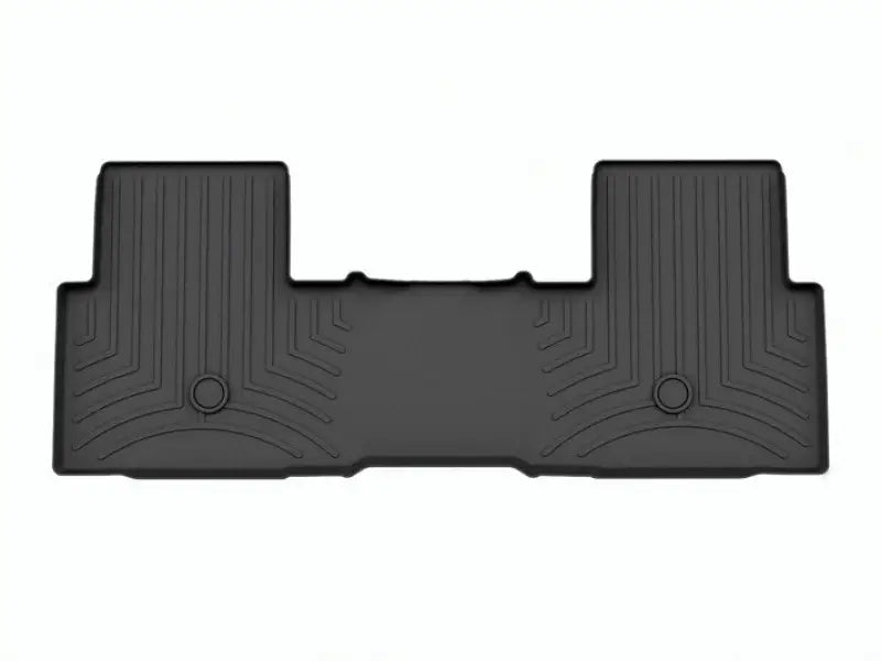 Floor Liner Molded Fit; With Channels And Reservoir To Direct Hold Fluids Applied WeatherTech Logo; Black;