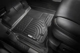 Floor Liner Molded Fit; Smooth Arcing Ribs/ Raised Heel Pad; Black; Rubber; 3 Piece - Truck & Automotive
