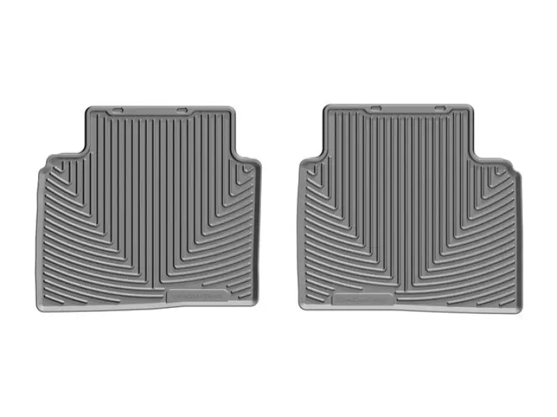 Floor Mat Direct-Fit; Deeply Sculpted Channels; Gray; Thermoplastic Elastomer (TPE); 2 Piece - Truck & Automotive