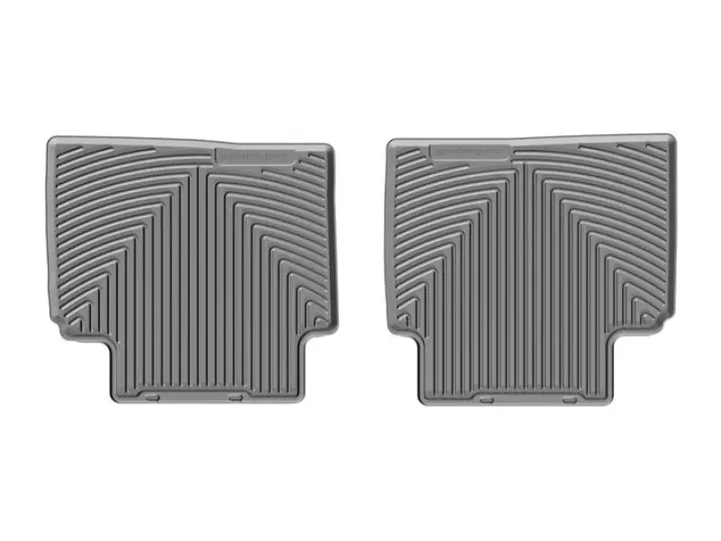 Floor Mat Direct-Fit; Deeply Sculpted Channels; Gray; Thermoplastic Elastomer (TPE); 2 Piece - Truck & Automotive