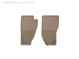 Floor Mat Direct-Fit; Deeply Sculpted Channels; Tan; Thermoplastic Elastomer (TPE); 2 Piece - Truck & Automotive