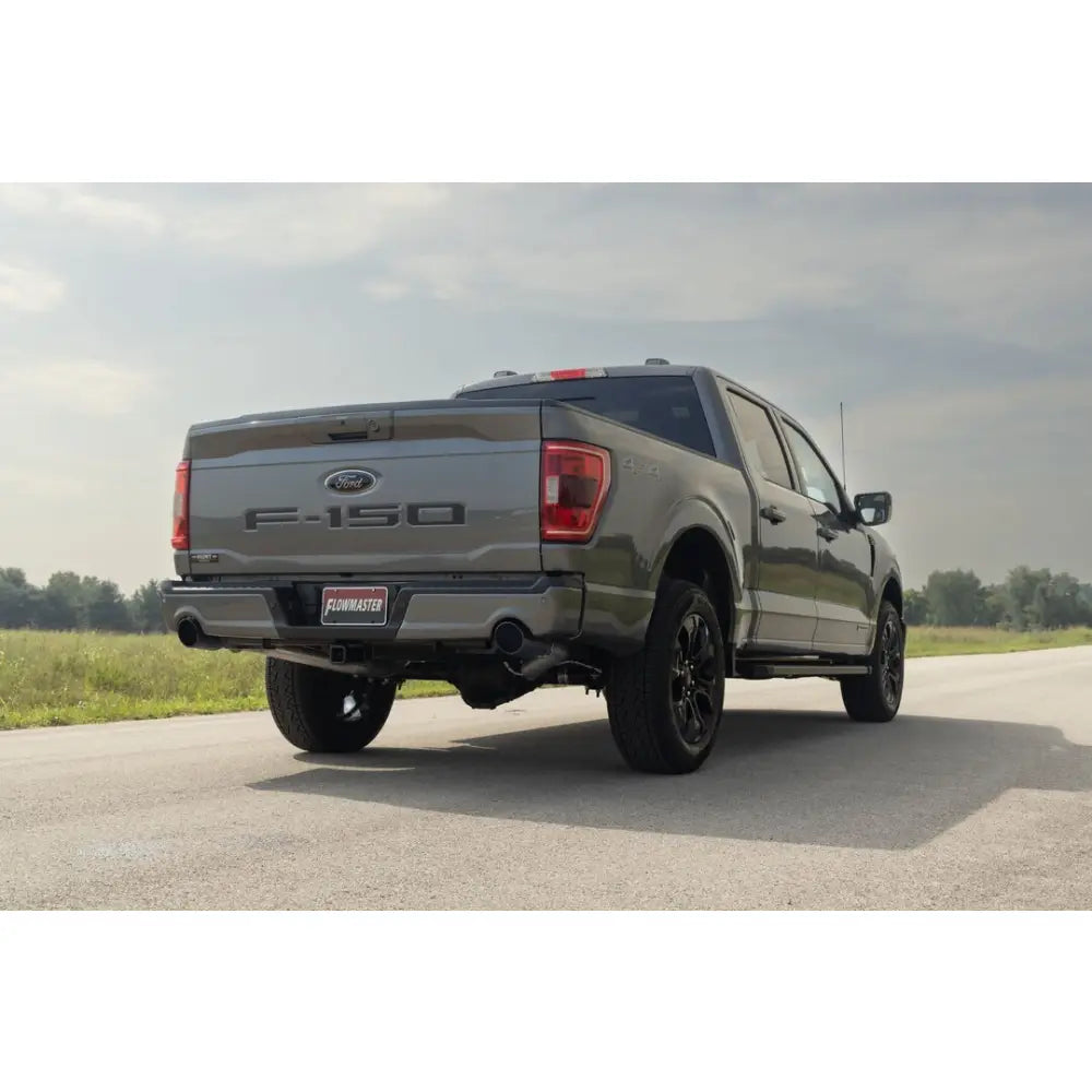 Flowmaster Limited Lifetime Warranty Exhaust System Kit 818168 - 21-23 F-150 CB-OTL-Dual Fact Tailpi